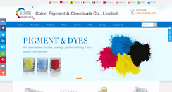 Desktop Screenshot of colori-chem.com